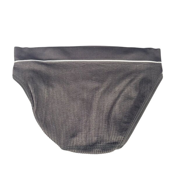 Hanes Womens Size Small Panty Bikini Ribbed Seamless Black New Without Tags - Picture 2 of 6